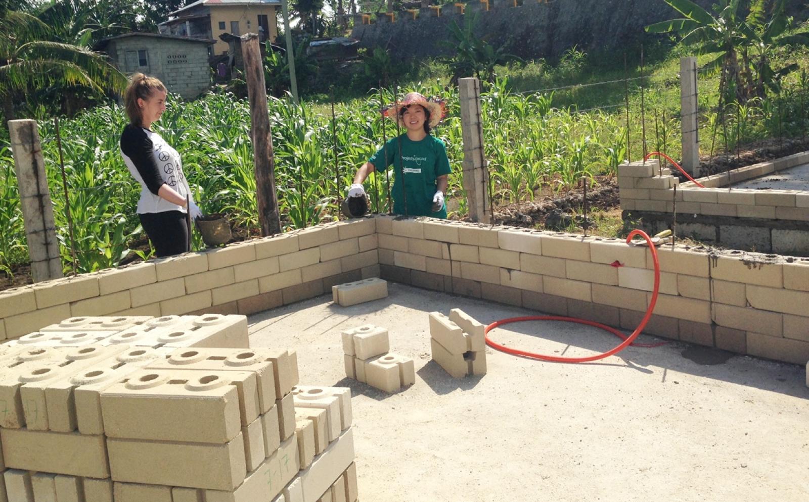 フィリピンで建築の海外ボランティア Projects Abroad